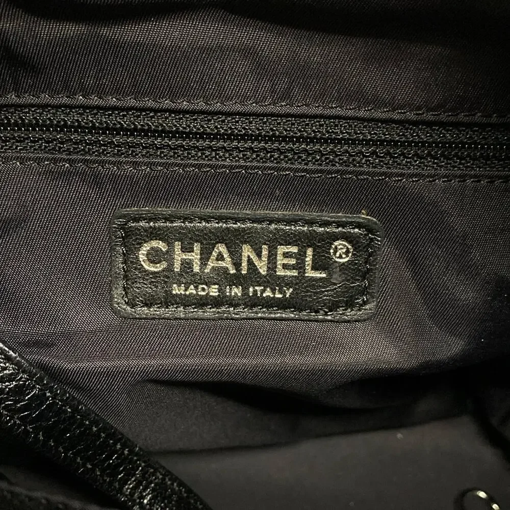 Chanel Paris Biarritz Tote PM Tote Bag A34208 Coated Canvas Nylon Leather